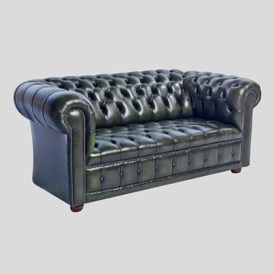 "London Classic Buttonseat" Chesterfield Sofa 3-Sitzer