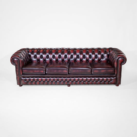 "London Classic" Chesterfield Sofa 4-Sitzer