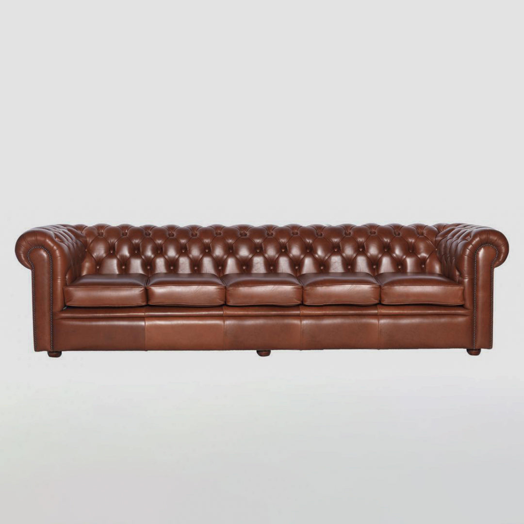 "London Classic" Chesterfield Sofa 5-Sitzer