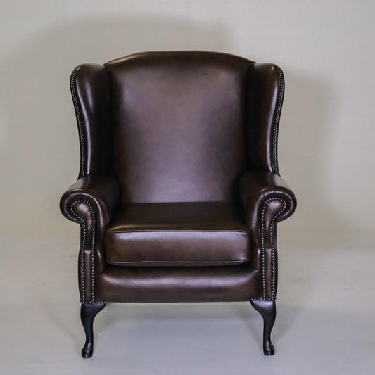 "Queen Anne" Chesterfield Sessel Plain Chair - Sofort Lieferbar