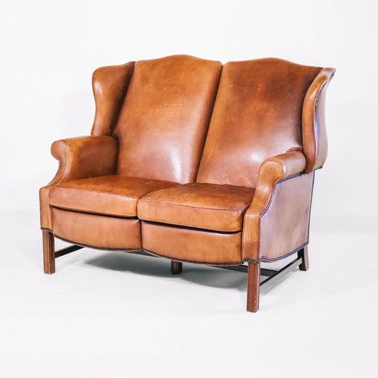 "Queen Anne" True Vintage Chesterfield Sofa 2-Sitzer - Sofort Lieferbar