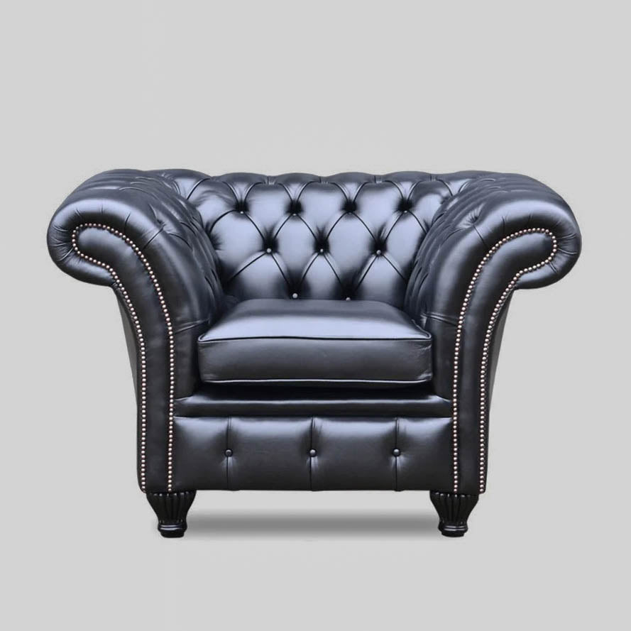 "Empire" Chesterfield Sessel original englisch