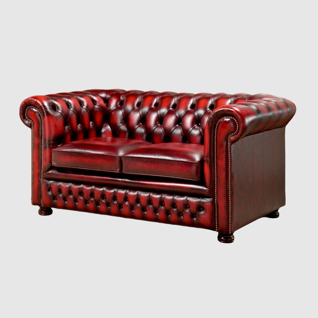 "Austin" Chesterfield Sofa 2-Sitzer