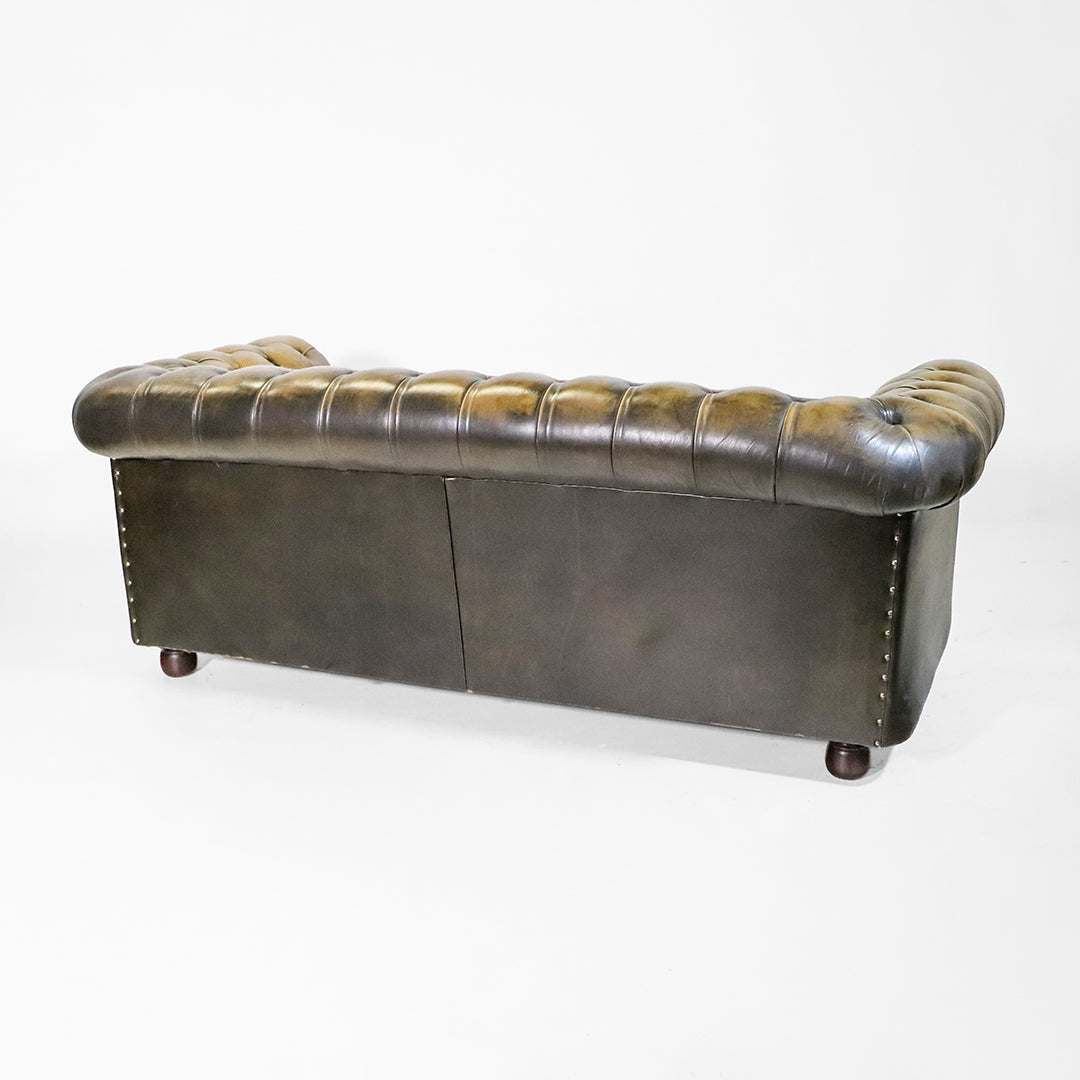 True Vintage Chesterfield Sofa 3-Sitzer - Sofort Lieferbar