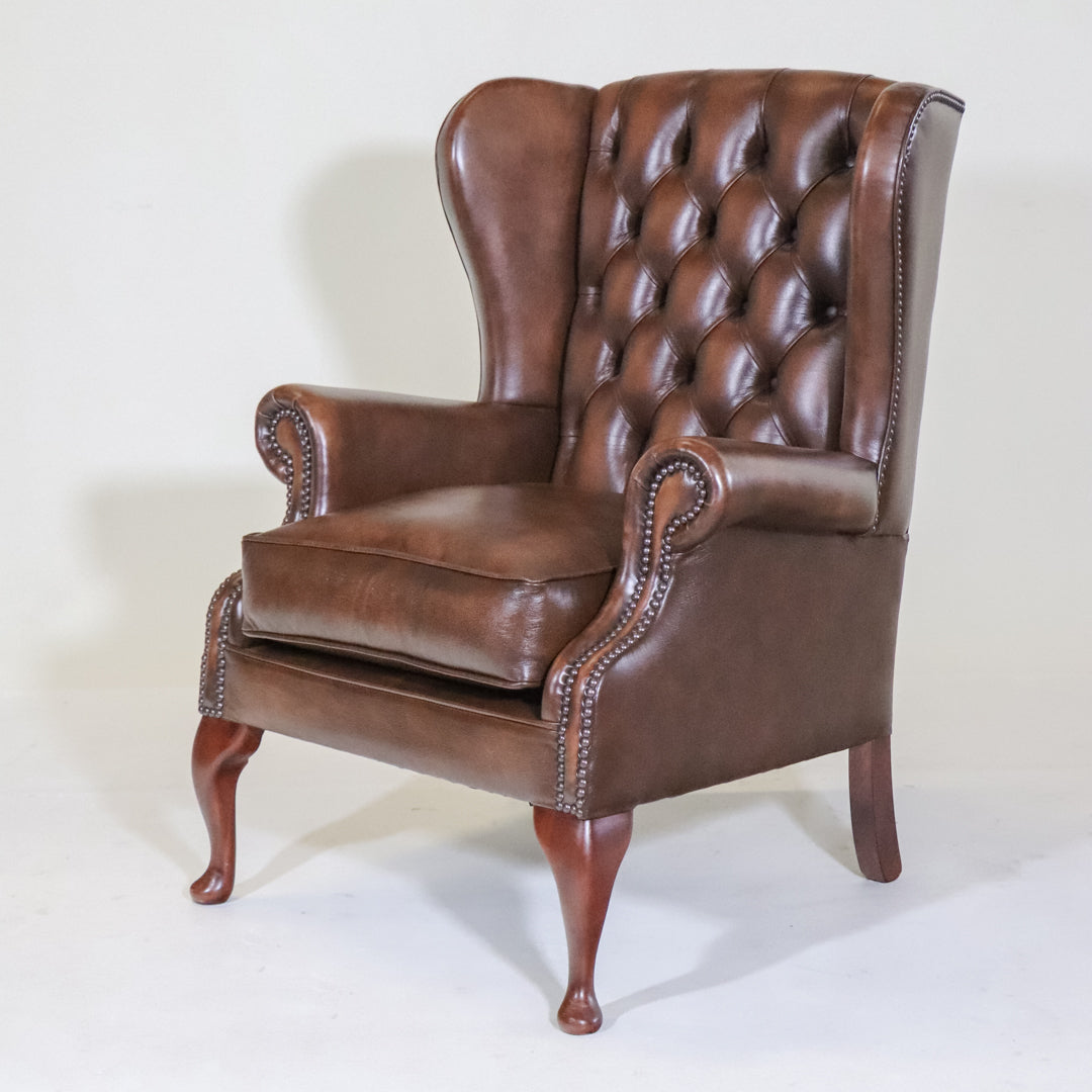 "Windsor Wing Chair" Chesterfield Ohrensessel - Sofort lieferbar