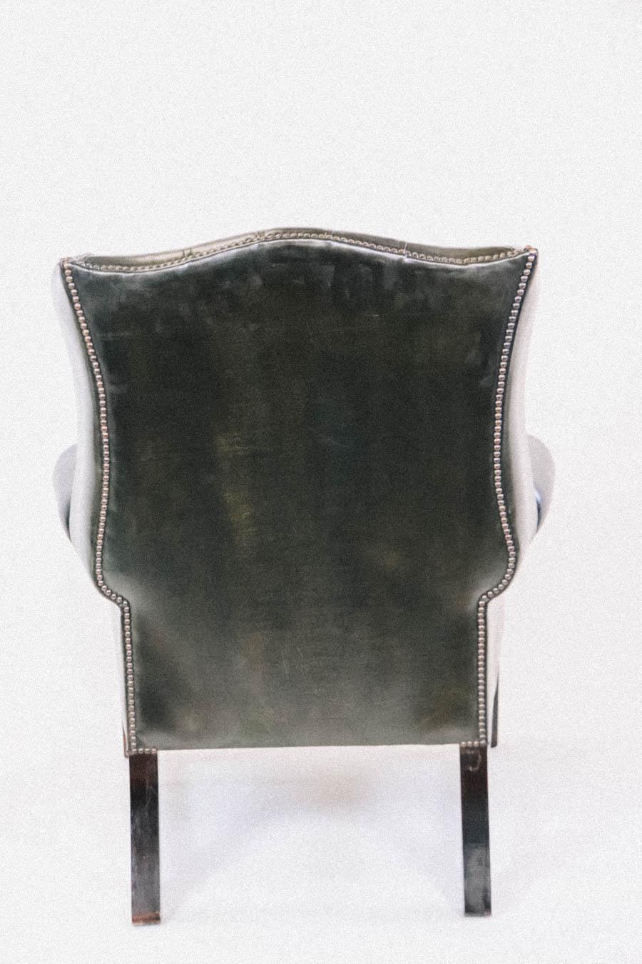Vintage Chesterfield Ohrensessel Wingchair klassischer englischer Sessel - Sofort Lieferbar