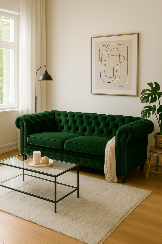 Chesterfield im kleinen Raum