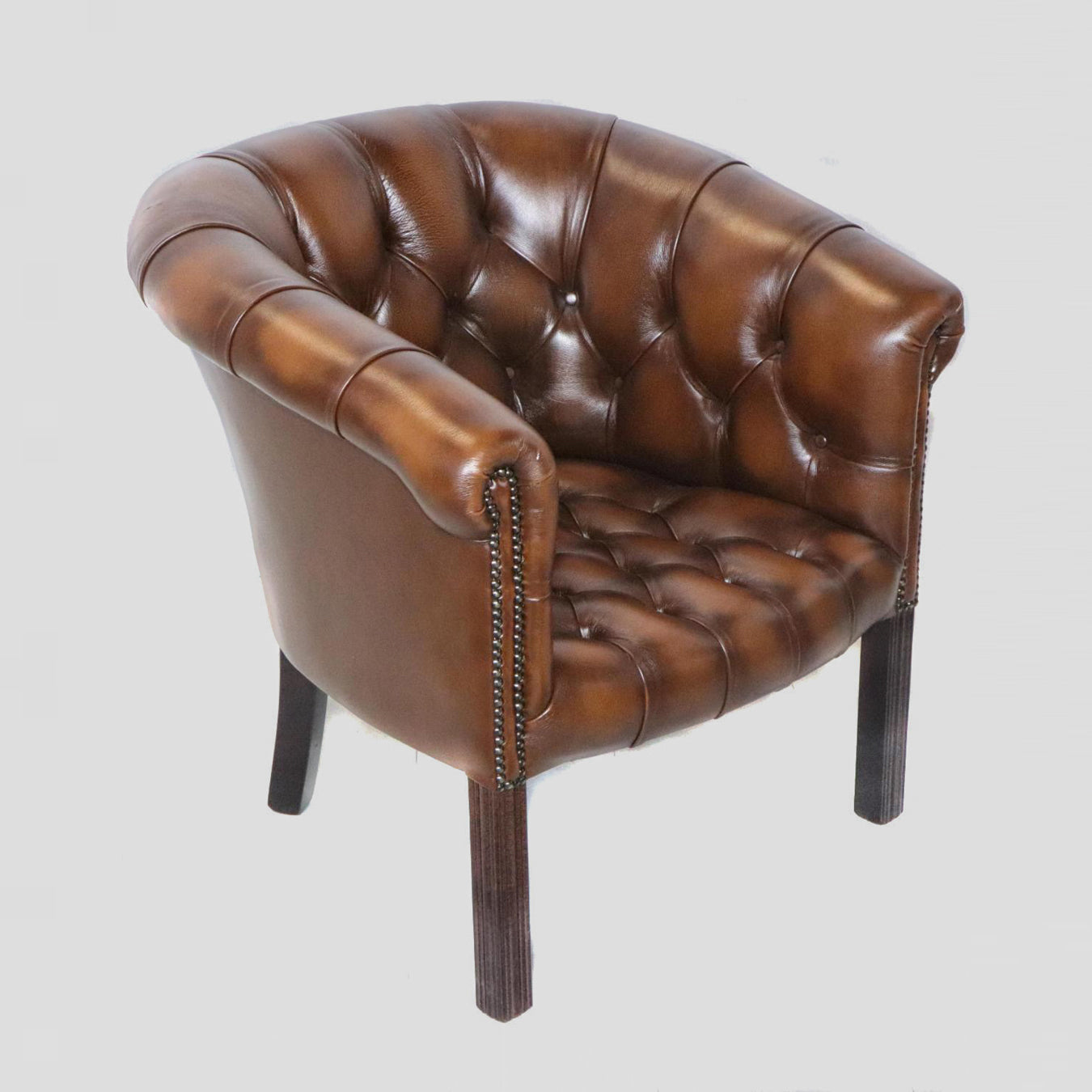 "Baron Chair" Buttonseat Chesterfield Sessel