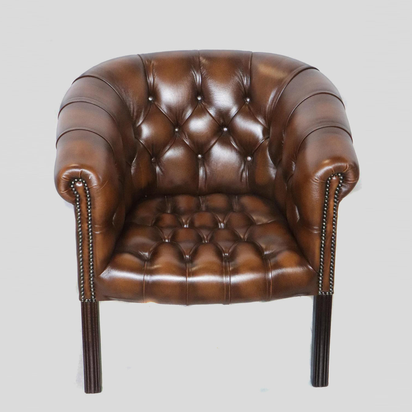 "Baron Chair" Buttonseat Chesterfield Sessel