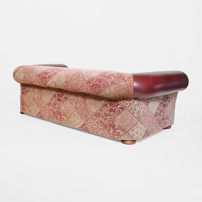 Chesterfield Sofa 3-Sitzer – Vintage Sofa aus Stoff und Leder - Sofort lieferbar!