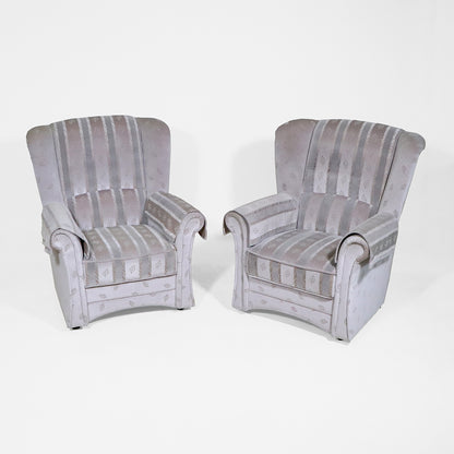 Vintage Chesterfield Wohnlandschaft aus England mit Samtbezug - Sofort Lieferbar