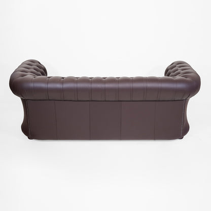 "William" Chesterfield Sofa 3-Sitzer in Birch Mocha - Sofort lieferbar