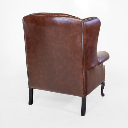 "Queen Anne" Chesterfield Sessel Plain Chair - Sofort Lieferbar