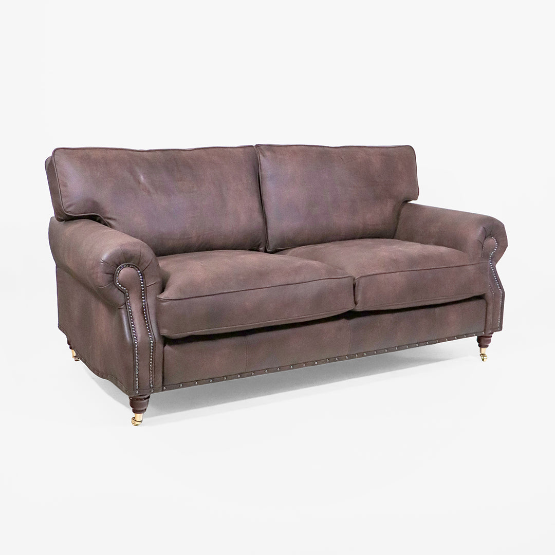 Chesterfield Sofa 3 Sitzer Braun "Whitehaven" Concerto Bark - Sofort Lieferbar