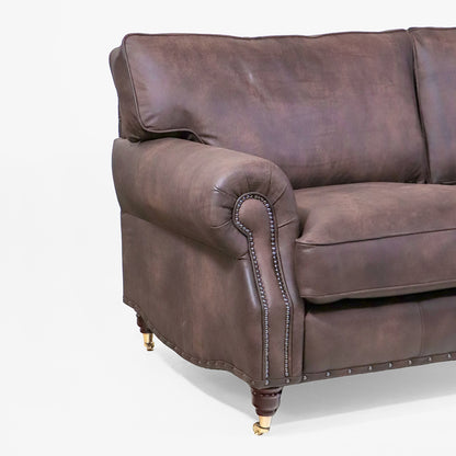 Chesterfield Sofa 3 Sitzer Braun "Whitehaven" Concerto Bark - Sofort Lieferbar