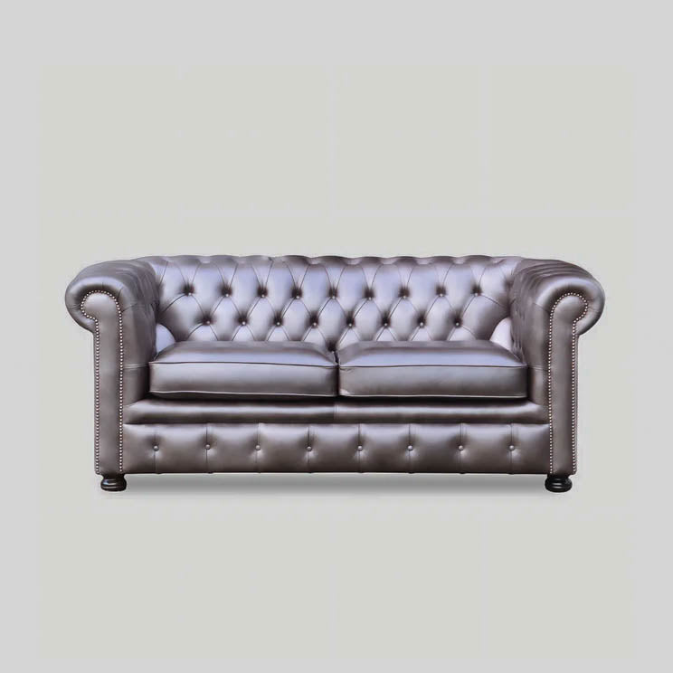 "Nathan" Chesterfield Sofa 2-Sitzer