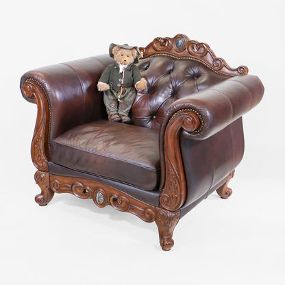 Vintage Chesterfield Leder Wohnlandschaft im Victorian Style - Sofort Lieferbar