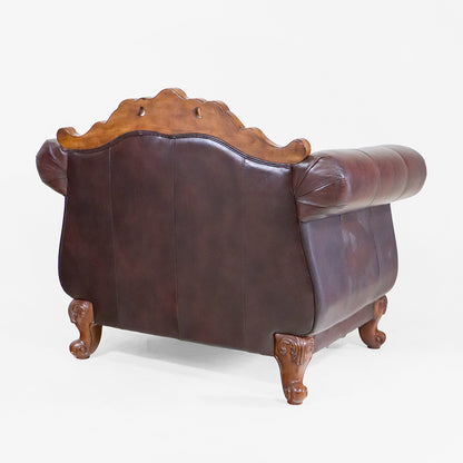 Vintage Chesterfield Leder Wohnlandschaft im Victorian Style - Sofort Lieferbar