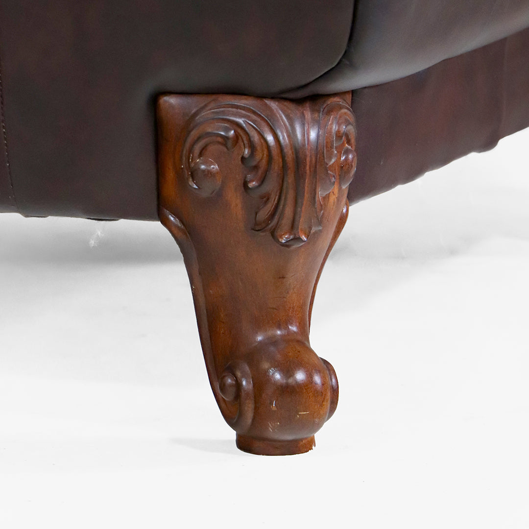 Vintage Chesterfield Leder Wohnlandschaft im Victorian Style - Sofort Lieferbar
