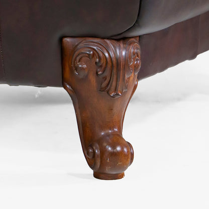 Vintage Chesterfield Leder Wohnlandschaft im Victorian Style - Sofort Lieferbar