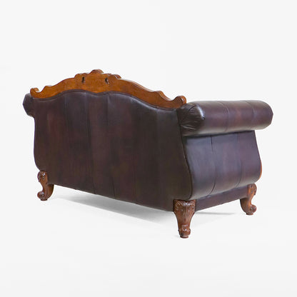 Vintage Chesterfield Leder Wohnlandschaft im Victorian Style - Sofort Lieferbar