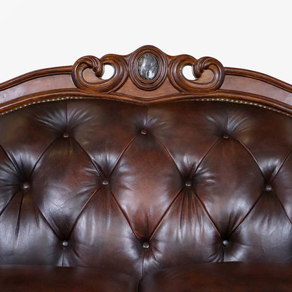 Vintage Chesterfield Leder Wohnlandschaft im Victorian Style - Sofort Lieferbar