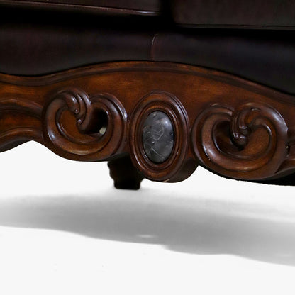 Vintage Chesterfield Leder Wohnlandschaft im Victorian Style - Sofort Lieferbar