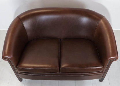 Chesterfield Clubsofa "Manor Club" aus England in Birch Antique Brown - Sofort Lieferbar