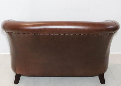 Chesterfield Clubsofa "Manor Club" aus England in Birch Antique Brown - Sofort Lieferbar